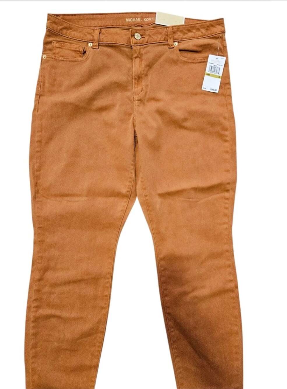 Michael Kors Izzy Skinny Jeans Maple Leaf Size 14